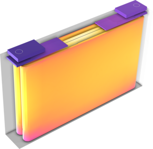 方形锂电池的电化学与热分析 - 三维