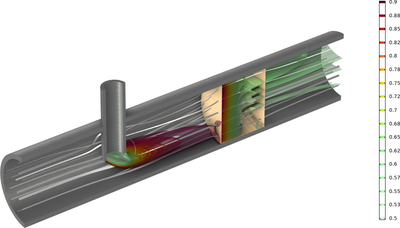 带注入管的多孔催化反应器