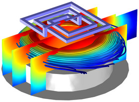 ICP 反应器，氩化学 - 三维